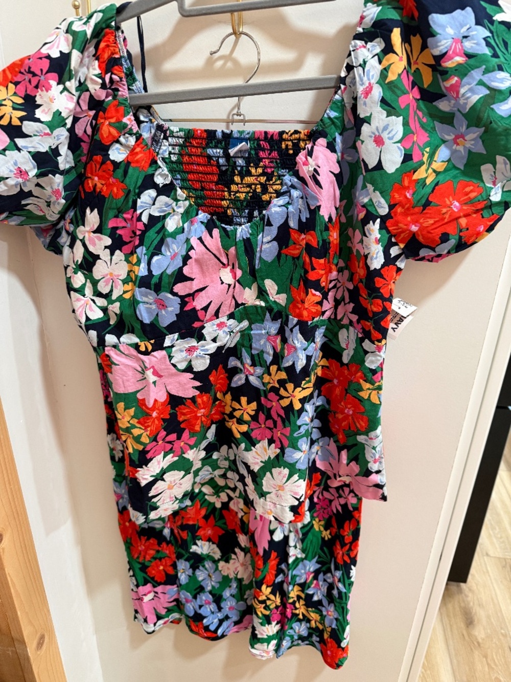 Old Navy skirt size medium and blouse size large floral multicolor